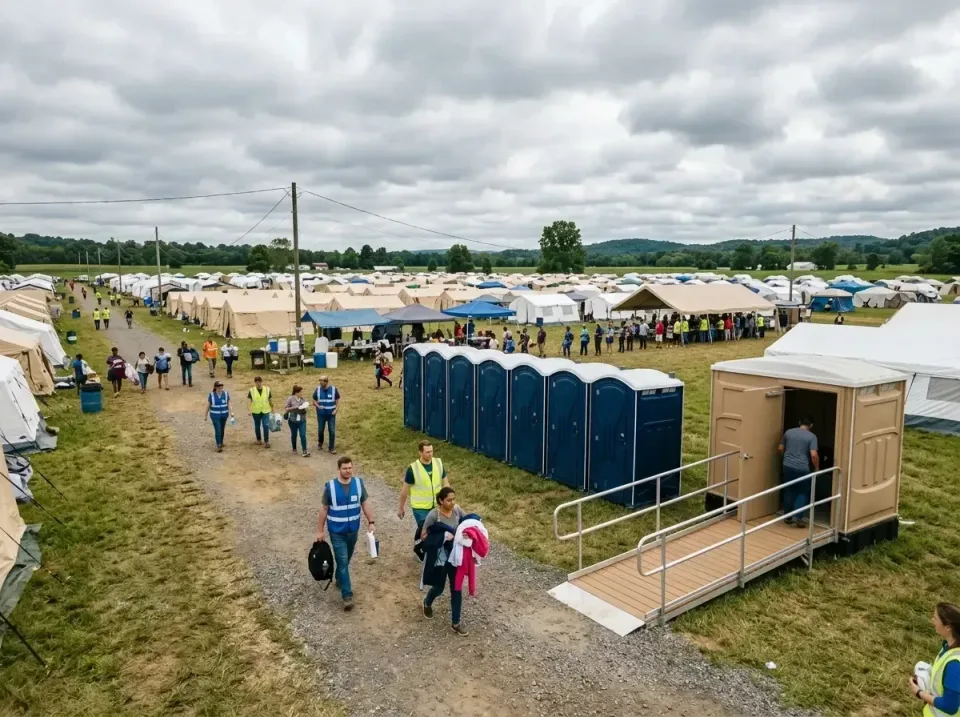 disaster-relief-camp-restrooms-010 — frequently asked questions, Dumpster & Portable Bathrooms Rental in Brundidge, AL